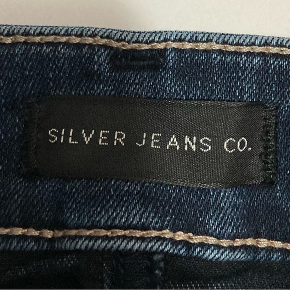Silver Elyse Mid Rise Slim Bootcut Jeans Women’s Size 28 Western Stretch Denim - Picture 8 of 10